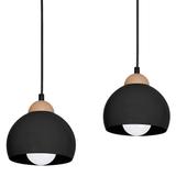 Milagro lampa wisząca Dama Black 3xE27 MLP6550