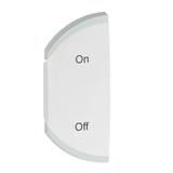 MY HOME SCS CELIANE - KLAWISZ LEWY ON/OFF BIAŁY, Legrand