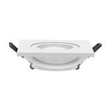 DARI S ramka dekoracyjna oprawy punktowej, MR16/GU10 max 50W, kwadrat, biała IP44 AD-OD-6171/W ORNO