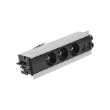 SIMON 480 TS48-530E300K0-40 Indesk 3 gn. typ E i płytka dla 2 złączy RJ45 keystone; złącze 10 cm prz