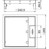 GES9M-2 10U, Kaseta zasilająca