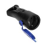 Hermetyczne gniazdo gumowe 2P+Z, proste, IP44, czarne, wersja Schuko OR-AE-1370(GS) ORNO