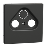 Merten, D-Life, płytka centralna gniazda RTV, 3 otwory, antracyt