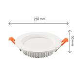 DURE 3 MAX DOWNLIGHT 28W WW 230V 110st IP44 IK06 Fi230x30 BIAŁY okrągły 5 lat gwarancji