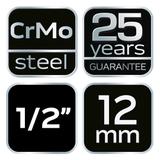 Nasadka udarowa 1/2" długa, 12 x 78mm , Cr-Mo