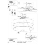 Sollux Plafon SKALA 80 biały SL.0813