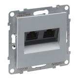 Suno Gniazdo Komputerowe 2Xrj45/Kat 5E Utp Biały 721151 721353 LEGRAND