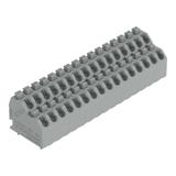 dwupiętrowa listwa zaciskowa 16-bieg. szara raster 5 mm /9szt./ WAGO