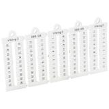 Płytki Oznaczników 1-50 Poziome Raster 5Mm (1000Szt.) 039509 LEGRAND