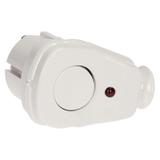 Wtyczka kątowa z włącznikiem i kontrolką AWA-ŁK/BIAŁA ORNO