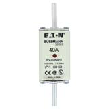 PV-40ANH1 Wkładka PV NH 40A 1000V DC PV rozmiar 1 podwójny wskaźnik PV-40ANH1 EATON