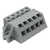 MCS-MIDI Classic gniazdo kątowe 5-bieg. szare raster 5 mm /50szt./ WAGO
