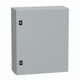Obudowa Spacial CRN z drzwiami pełnymi bez płyty montażowej H600xW500xD200 IP66 IK10 RAL7035 NSYCRN65200 Schneider