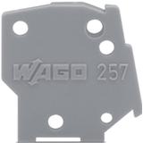 ścianka końcowa pomarańczowa