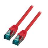 Patchcord RJ45 S/FTP kat. 6A LSZH czerwony 2m MK6001.2R