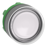 Harmony XB5 Główka przycisku płaskiego z samopowrotem LED okapturzona biała plastikowa