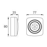 Dzwonek bezprzewodowy NUTKA 3V D