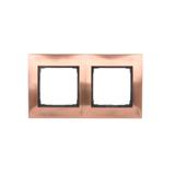 Simon 54 Premium Ramka 2-krotna PREMIUM IP20 / IP44 miedź rustykalna DR2/36 KONTAKT