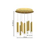 lampa wisząca LED Goldie 12W 840lm 4000K ML5716 Milagro