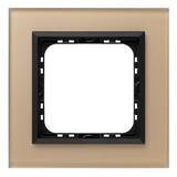 SONATA Ramka pojedyncza - kolor szamp. szkło szron