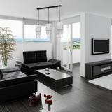 lampa wisząca Almeria 3xE27 srebrno/czarna MLP6435 Milagro