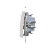 Simon 54 Przycisk potrójny 10A szybkozłączka biały