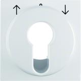 BERKER B.X/S.1 Płytka czołowa do łącznika żaluzjowego na klucz biały 15068989 HAGER