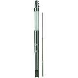 Rura wsporcza z bocznym wyprowadzeniem HVI long, fi 50 mm dł. 3200 mm, GFK / NIRO z iglicą NIRO fi 2