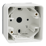 Mureva, podstawa naścienna pojedyncza, biała