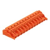 MCS-MIDI Classic gniazdo 12-bieg. pomarańczowe raster 7,62 mm /10szt./ WAGO