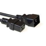 Kabel zasilający C13- C20 czarny 0,6m