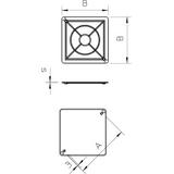 UV 100 D, POKRYWA KASETY UV100D