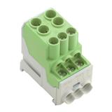 WPD 100 2X25/6X10 GN Złączka szynowa przelotowa, nr katalogowy 1561930000