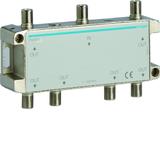 Rozdzielacz sygnału TV/SAT 6-krotny TN206S HAGER