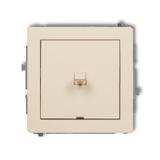 DECO Mechanizm łącznika jednobiegunowego w stylu amerykańskim beżowy