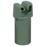 DEHNiso-DLH, wspornik do drutu fi 8 mm z gniazdem na fi 10 mm, jasnoszary, PE