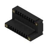 SCDV-THR 3.81/18/90F 3.2SN BK BX Wtyki PCB (złącza płyty), 3.81 mm, Liczba biegunów: 18, kąt odejścia: 90° /50szt./ 1034050000 WEIDMÜLLER
