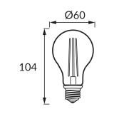 Lampa z diodami COG LED FILAMENT ERSTE LED E27 10W NW