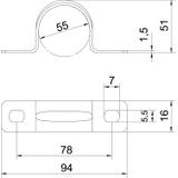 605, OBEJMY MOCUJĄCE 55MM OC.G.