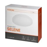 Lampa sufitowa SELENE plafon 2xE27 2x60W klosz matowy IP54 biały