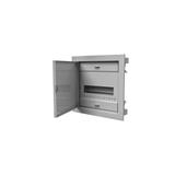 Rozdzielnica modułowa 1x12 podtynkowa z metalowymi drzwiami IP40 N+PE C.1512 PAWBOL