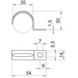 604, OBEJMY MOCUJĄCE 35MM OC.G.