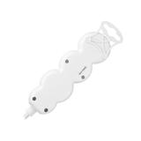 Przedłużacz 3-krotny 3m 3x1,5mm2 Imax=16A płaska wtyczka biały ES-4/W/3 ORNO