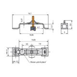 złączka SMD-Through-Board do pł.druk.