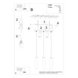 Sollux Lampa wisząca RING 3 biały SL.1098