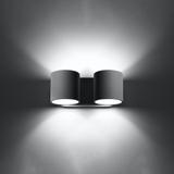 Sollux Kinkiet ORBIS 2 szary SL.0661