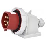 16A 400V 3P+N+PE Wtyk odbiornikowy stały IP67 EPH 1653 004482068 ETI