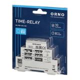 Przekaźnik czas. 10 funkcji uniwersalne zasilanie OR-PRE-454/UNI ORNO