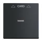 FUTURE Pokrywa do wyłącznika na kartę Do mechanizmu 2025 U czarny matowy