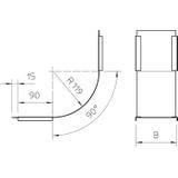 DBV 600 S, POKRYWA LUKU PIONOWEGO 90